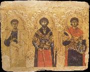 unknow artist The Apostle Phillip and the Saints Theodore and Demetrius USA oil painting artist